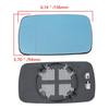 2x Mirror Glass Lens for BMW E39 E46 330i 325i 525i 328i DRIVER + Passenger Side
