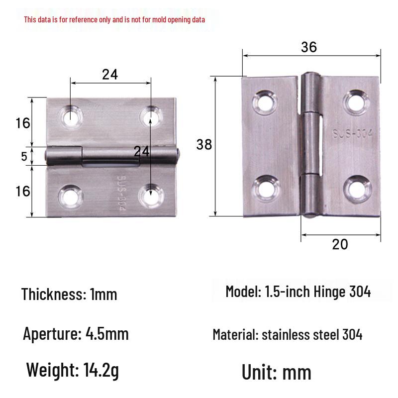 Anwang Stainless Steel Silent Hinge for Cabinets and Windows