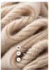 Elegant Lapel Cashmere Knitwear: Women's Long Sleeve Doll Collar Casual Sweater