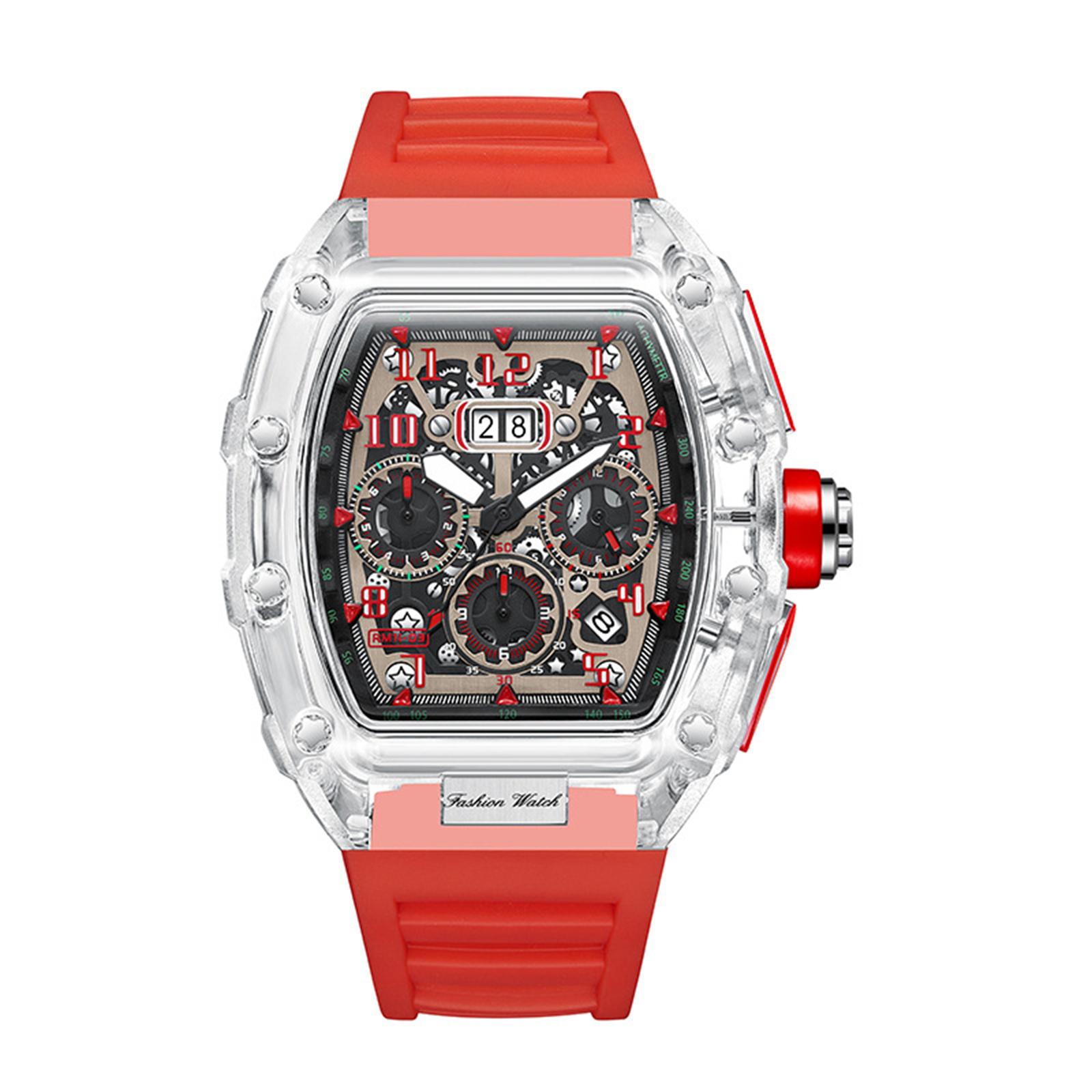 

Мужские водонепроницаемые светящиеся наручные часы-будильник для бега One Size