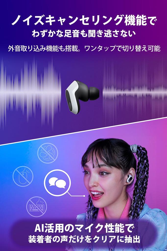 Sony INZONE Gaming Designed by Fully Wireless USB Transceiver LE Audio Active Noise 3D Up to 24 Hours of Fast Compatible with and Black Buds WF-G700N