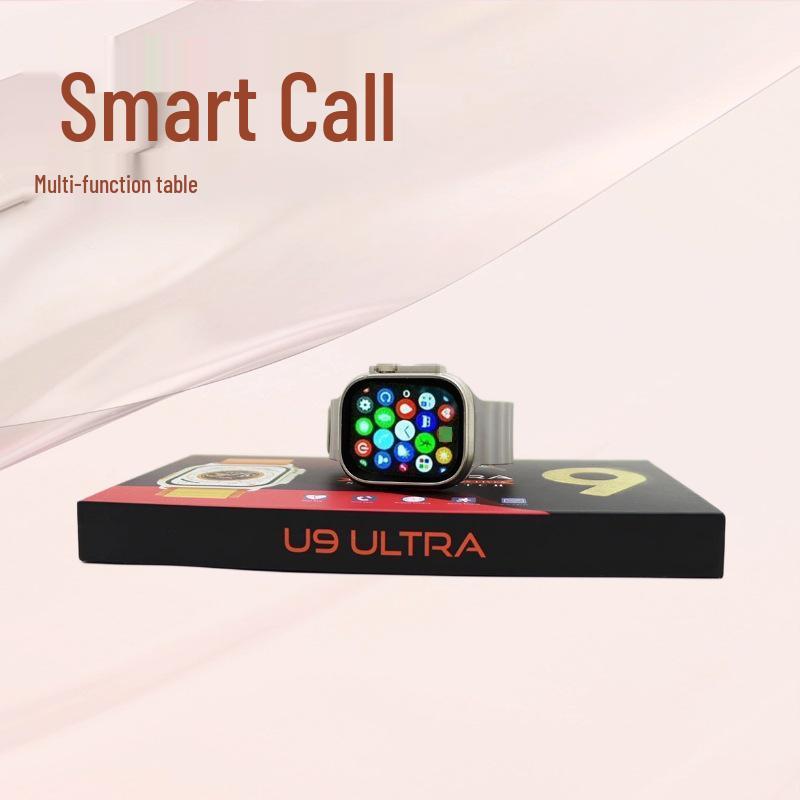 JS12ULTRA3 Smartwatch: Heart Rate & Blood Pressure Monitor with Dynamic Island