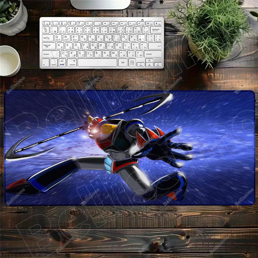 Mouse Pad UFO Robot Grendizer Goldorak Tablet Pad Laptop Desktop Rubber Mouse Pad Cute HD Rainbow Gaming Keyboard Mat For Csgo