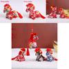 Chinese Zodiac Horse Plush Toy With Flower Pattern And Pp Cotton Filling For Lunar New Year Gift