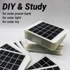 10Pcs Mini Solar Panel Solar Cells Photovoltaic Module Sun Power Solar Panel Charger for Toy Study DIY Solar System Camping