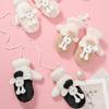 Cartoon Sheep Gloves Cute Lined Plush Animal Mittens Stage Performance Gloves