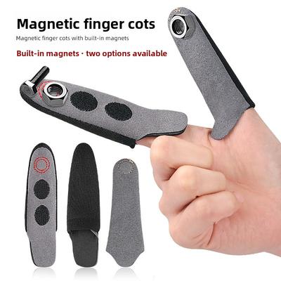 Magnetic Finger Cover, Scratch-resistant and Durable, Built-in Magnet, Aerial Work Finger Screw, Finger Pick-up Finger Cover