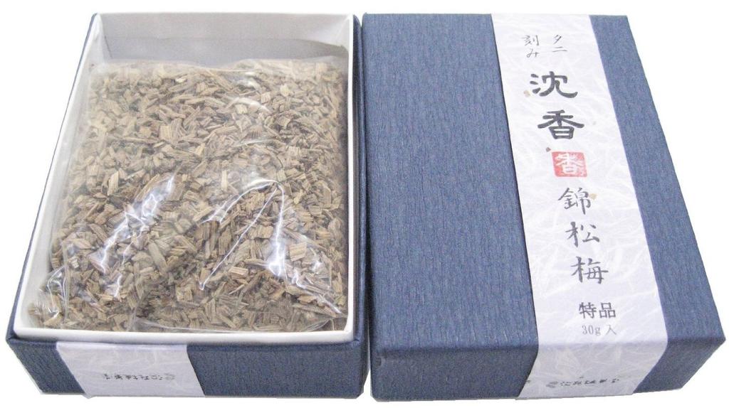 Awaji Umekundo Incense, Premium Tani Agarwood Nishiki Shobai, 30g #955, Chopped, for Burning