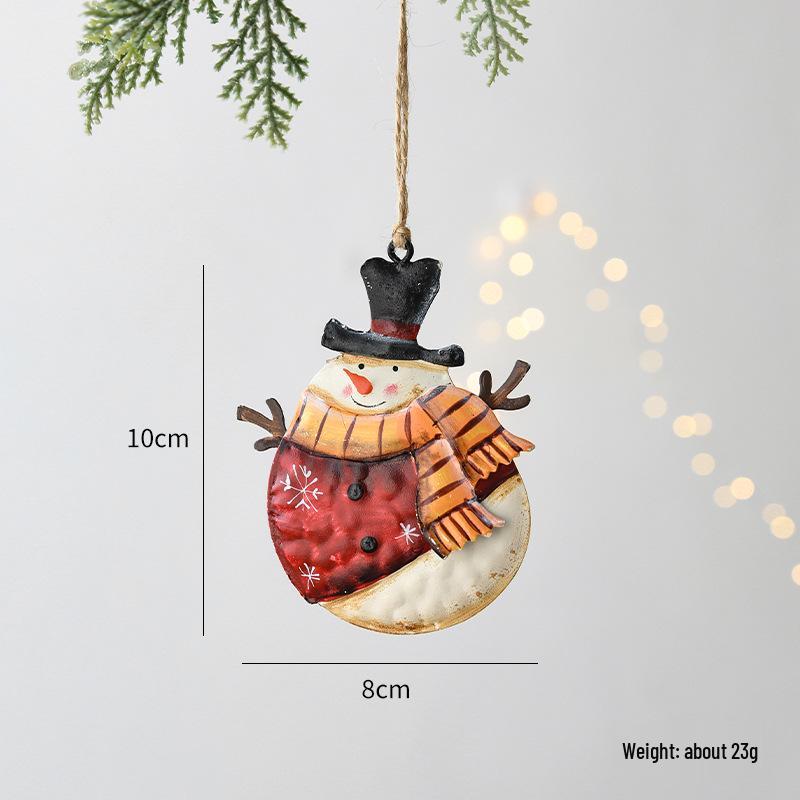 Snowman Pendant Wreath: Christmas Tree Vine Decoration