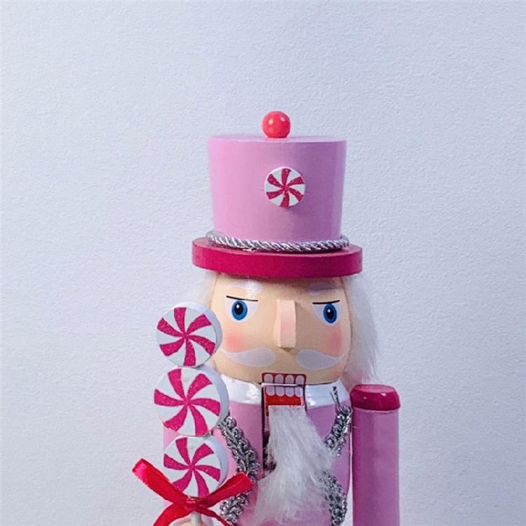 14 Inch Christmas Nutcracker Soldier Figurine Puppet Toy Home Decor New Year