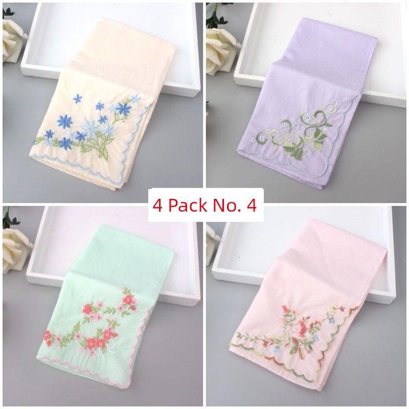 Embroidered Portable Fresh Handkerchief