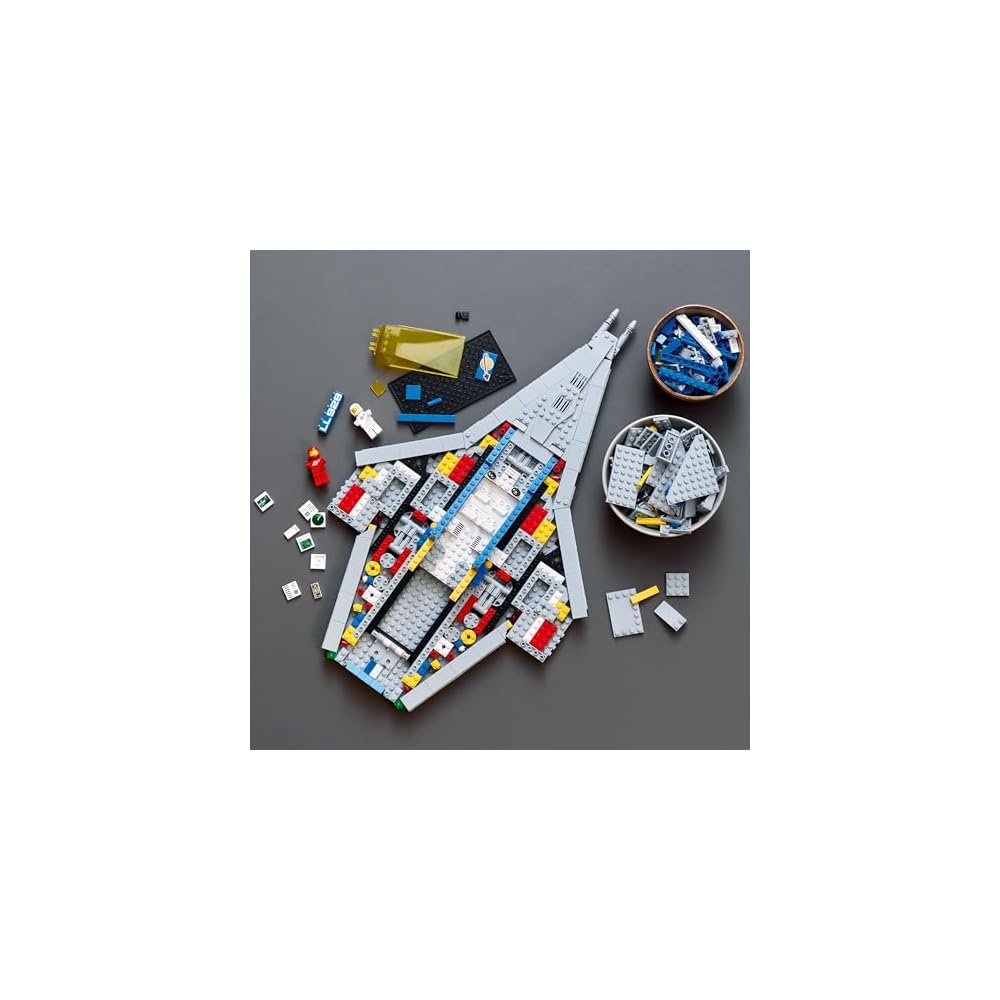 LEGO Galaxy Exploration Team 10497 Building Blocks Toy Space Airplane for Kids and Adults