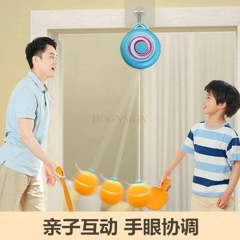 Hanging Table Tennis Trainer Indoor Door Family Parent Child Exercise Corrected Vision Hand Eye Coordination Children'S Toys