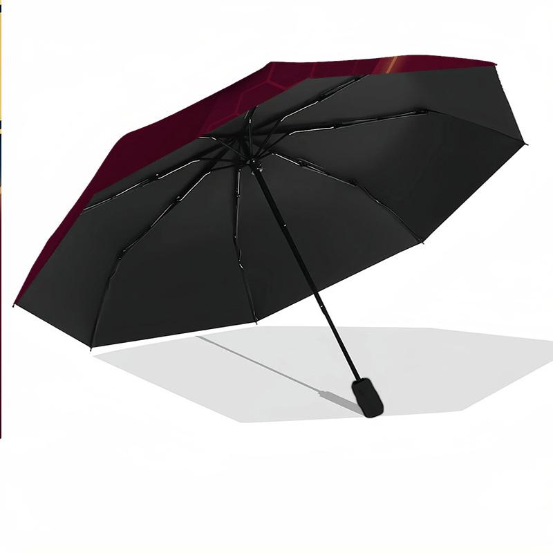 Sydney Roosters Print Auto 8?Ribs Folding Umbrella Wind Resistant Lightweight Automatic Umbrella For Daily Travel