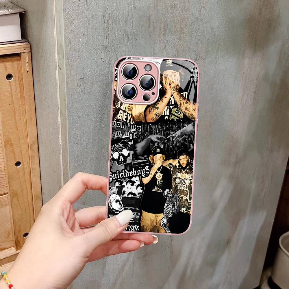 Rap Group S-Suicideboys-S G59 For IPhone 14 13 12 Mini 11 Pro XS Max X XR 14 Plus Tempered Glass Cover