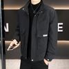Herren Arbeitsjacke mit Stehkragen aus Baumwolle - Herbst/Winter Wärme & Stil