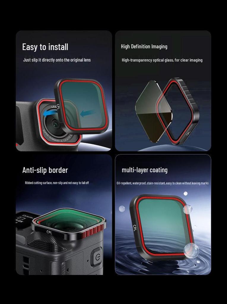 Insta360 Ace-Pro2 CPL & ND8/16 Filter Kit