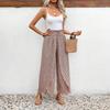 Women's Palazzo Pants Floral Wide Leg Trousers Summer Beach High Pants