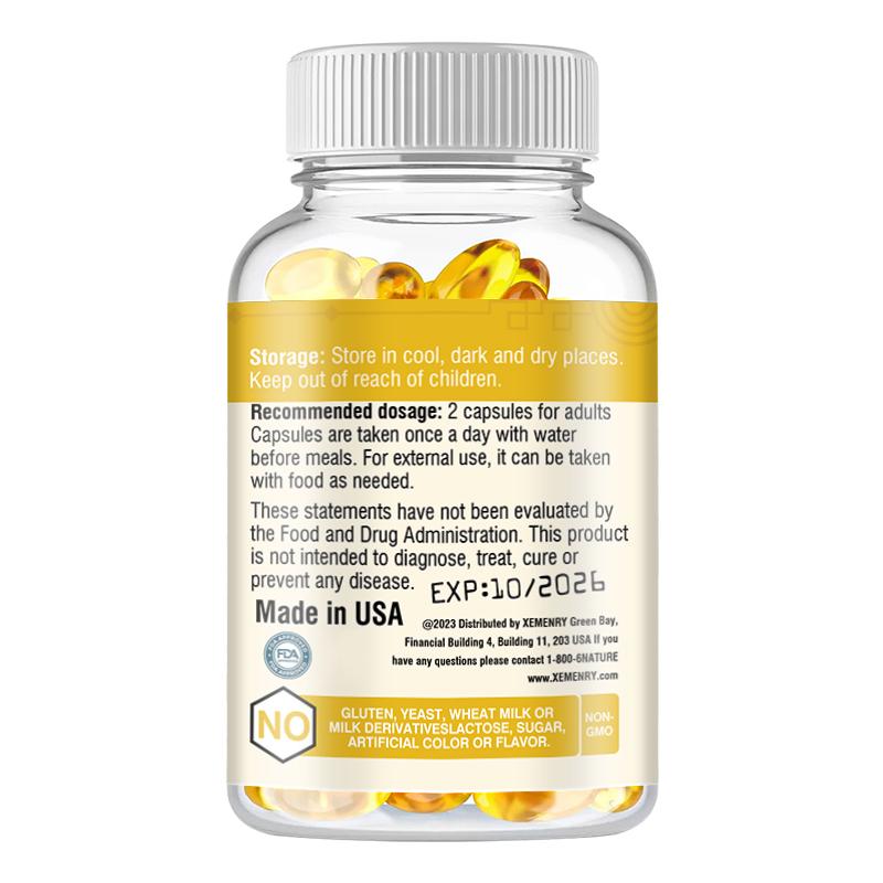 Capsule di bromelina ad alta purezza, completamente naturali, 120 capsule, adatte sia per uomini che per donne, senza glutine.