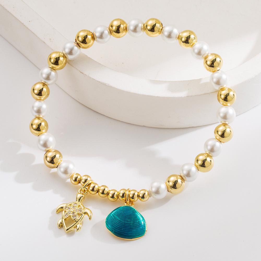 JYL TS Bracelet Bohemian Multi-element  Elephant Tower Charm Brings Luck