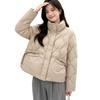 Short down jacket women's new winter duck down small thickened explosive jacket Pinghu