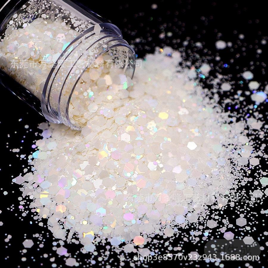 

Laser Macaron Nail Art Candy Colors for DIY Crafts and Glitter Decoration Candy Color Glitter MK01
