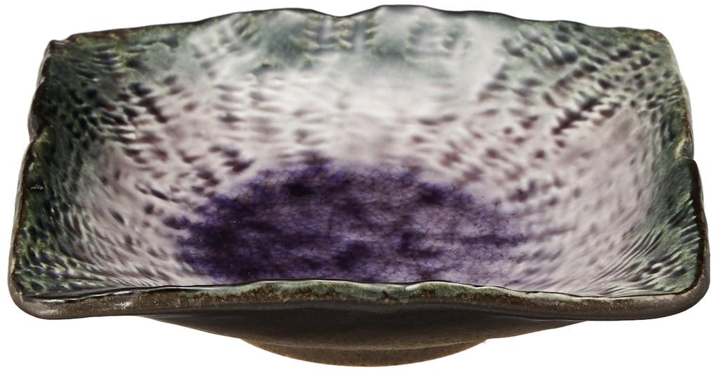Utsuwa Roan Mino Ware Yamasaku Kiln Dinnerware 5 Small 11cm Mesh 5 and Made In "Colorful Five-Color" Set, Plates, Plates, Approx. Diameter, Square,