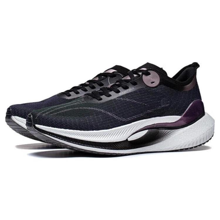 Li Ning Shadow 2 Essential Cushioning Breathable Lightweight Rebound Low top Running Shoes Men's Black ARRT005-5