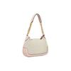 Michael Kors MK Hally Chain Logo Vintage Color Block Leather Shoulder Bag Women shoulder bag Vanilla-White 30F1G2HL1B-173