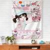 Kawaii Original Home Decor Wall Hanging Tapestry Anime Girl Tapestry Wall Bedroom Background Cute Fashion Tapestries