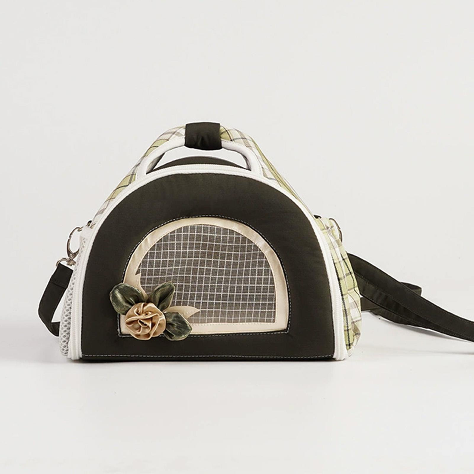 Pet Carrier Bag Adjustable Shoulder Strap Breathable Mesh Anti Escape Design Pet Bag Portable Travel Backpack For Hamster Rabbit