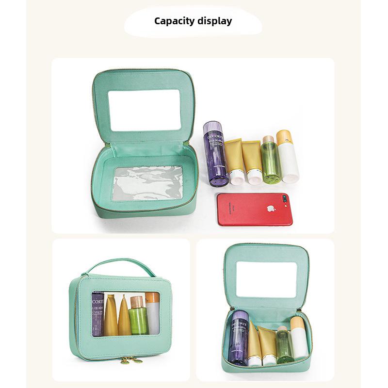 Lüks Şeffaf Seyahat Kozmetik Çantası - Üst Düzey PVC Makyaj Düzenleyici