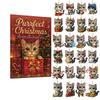 24 Days Christmas Countdown Calendar With Cute 2D Pet Ornaments Xmas Tree Decoration  Year Advent Calendar Surprise Blind Box