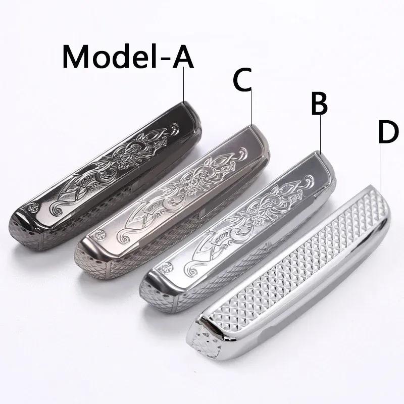 For Land Rover Range Rover  Velar Sport Vogue Discovery 4 5 LR4 LR5 Aluminum Alloy Car Key Metal Side Cover Car Accessories