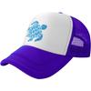 Sea Turtle Water Pattern Trucker Hat Unisex Casual Adjustable Mesh Snapback Cap