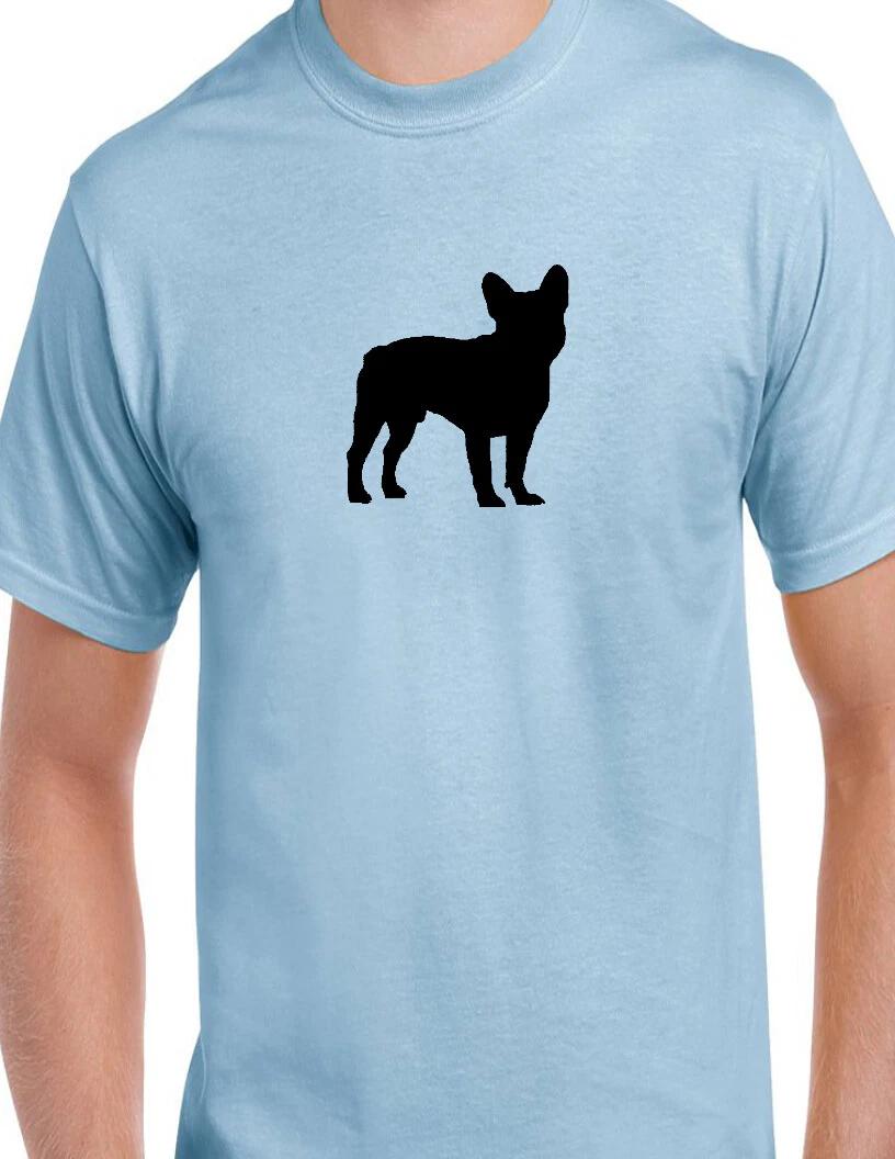 Standing French Bulldog T-Shirt Frenchie Cute Pet Puppy Animal Friend Tee Shirt S