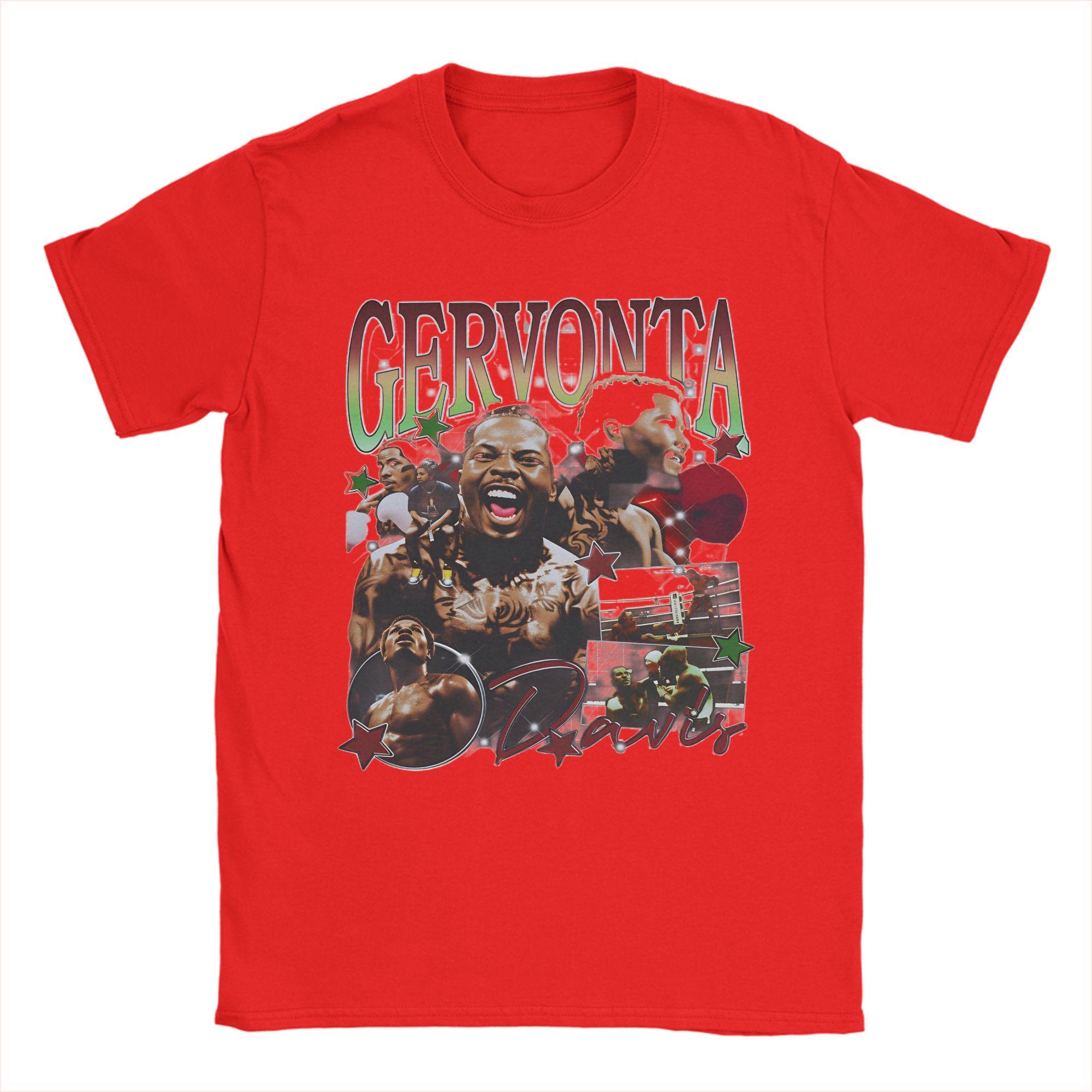 Casual Tank Gervonta Davis TShirts Unisex O Neck 100 Cotton T Shirt Short Sleeve Tees Graphic Clothes S