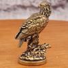 Brass Eagle Statue Vintage Simulated Mini Animal Figurines Home Office Desk Decor  Wealth Ornament Metal Crafts Accessories
