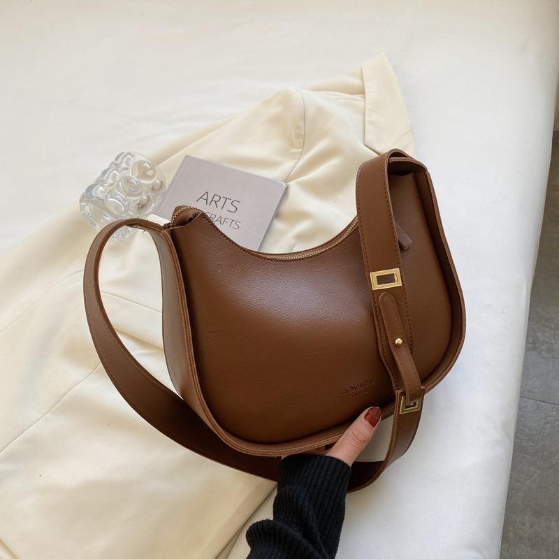 

Новая сумка высокого класса, универсальная женская сумка, ретро сумка через плечо, модный широкий плечевой ремень, сумка кроссбоди подмышку. хаки