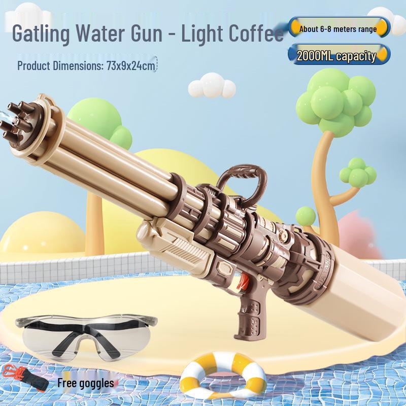 Extra Large High-Pressure Water Gun for Kids - Pull-Type, Large Capacity, Perfect for Water Fights