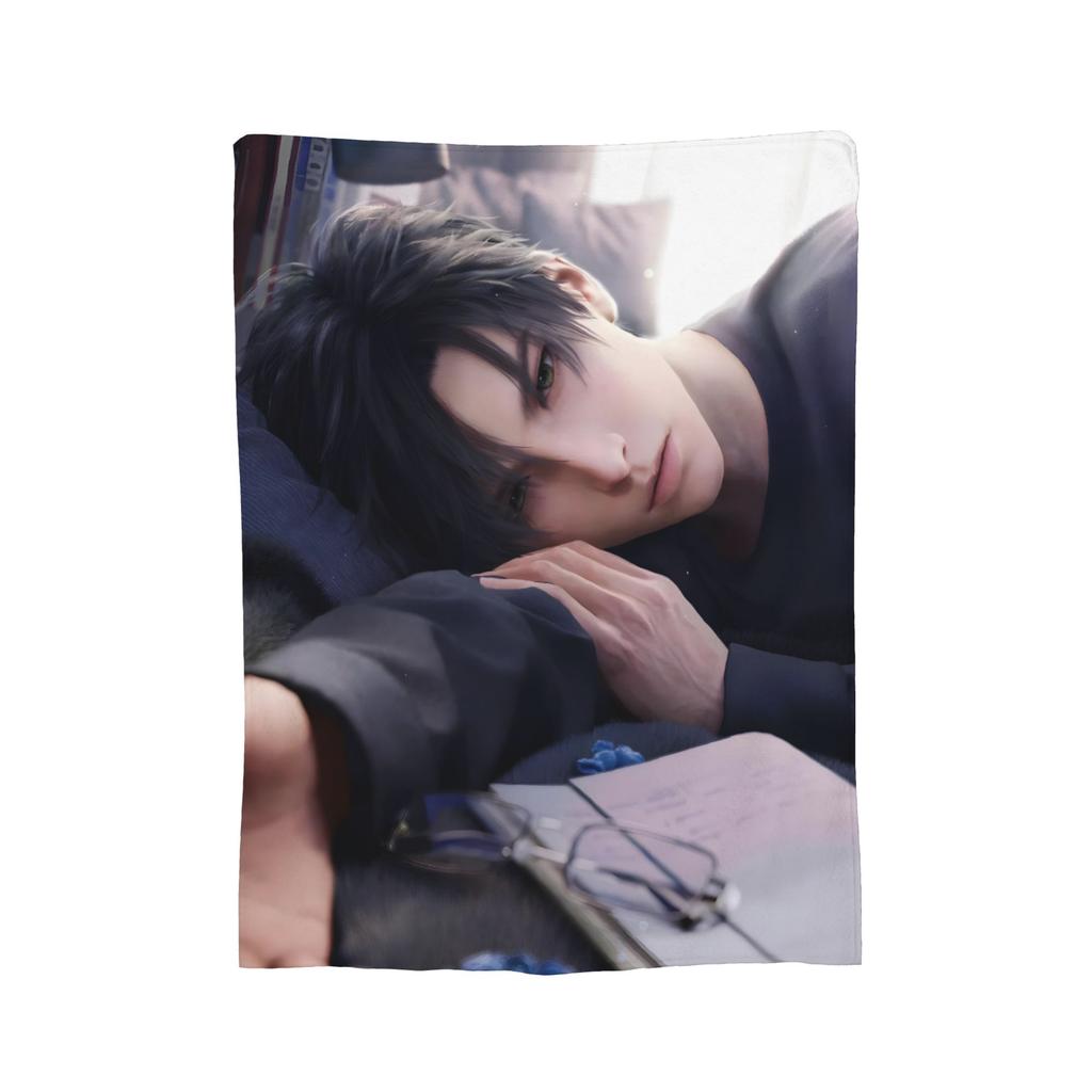 Love And Deepspace Zayne Blankets Flannel Decoration  Multi-function Lightweight Thin Throw Blankets for Sofa Car Bedspreads