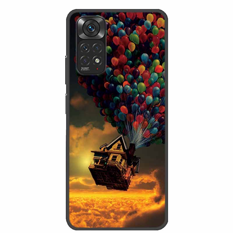 For Redmi Note 11 Cases Note11s Painted Soft TPU Silicone Phone Cases for Xiaomi Redmi Note 11 Pro 5G Cover Coque Note11s 4G Bag