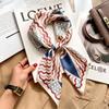 New silk satin 71 * 71 versatile foreign style simulation silk high-end temperament silk scarf middle-aged and elderly decorative scarf neck protectio