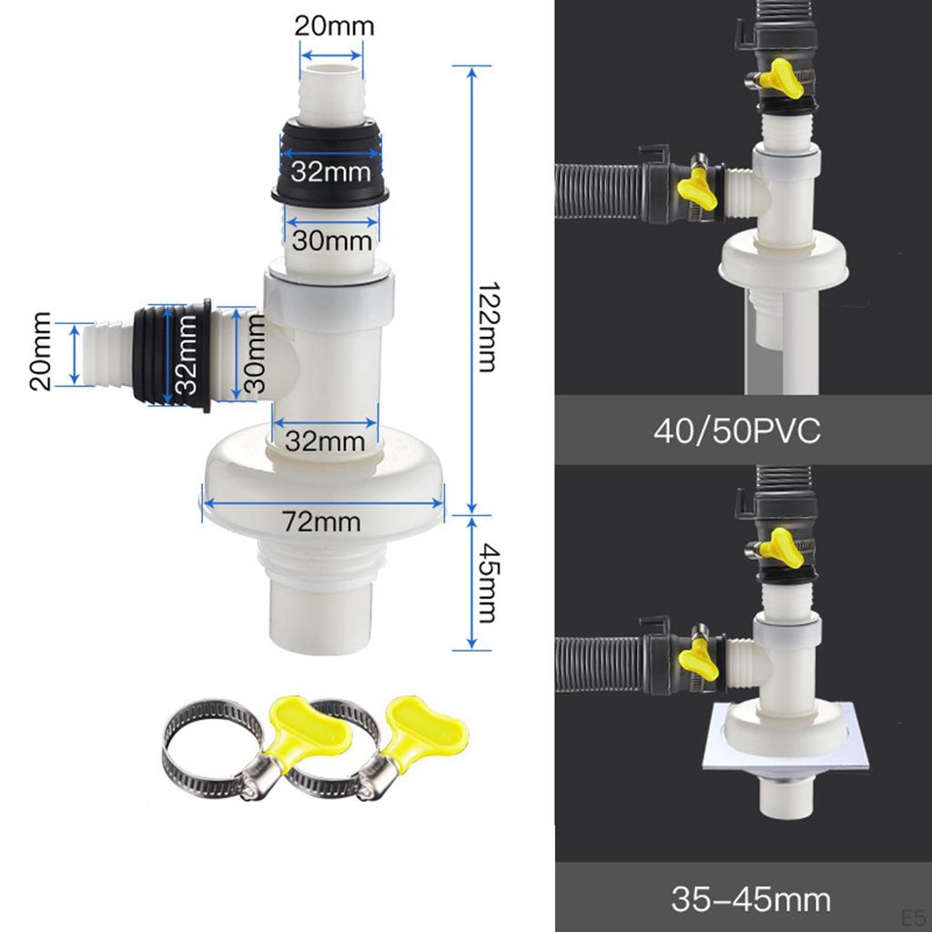 Floor Drain Adapter in T -drain of Multifunctional And