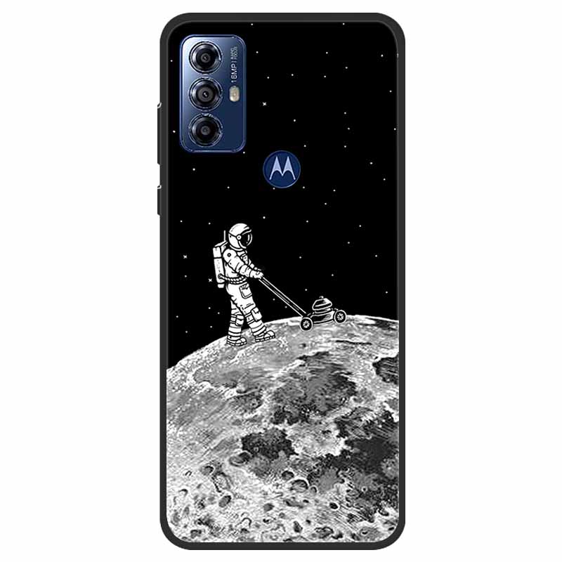 Für Motorola Moto G Play 2023 Hülle Weiche Silikon-Rückseite für Moto G Play 2023 Hülle GPlay 2023 Schwarze Handyhülle