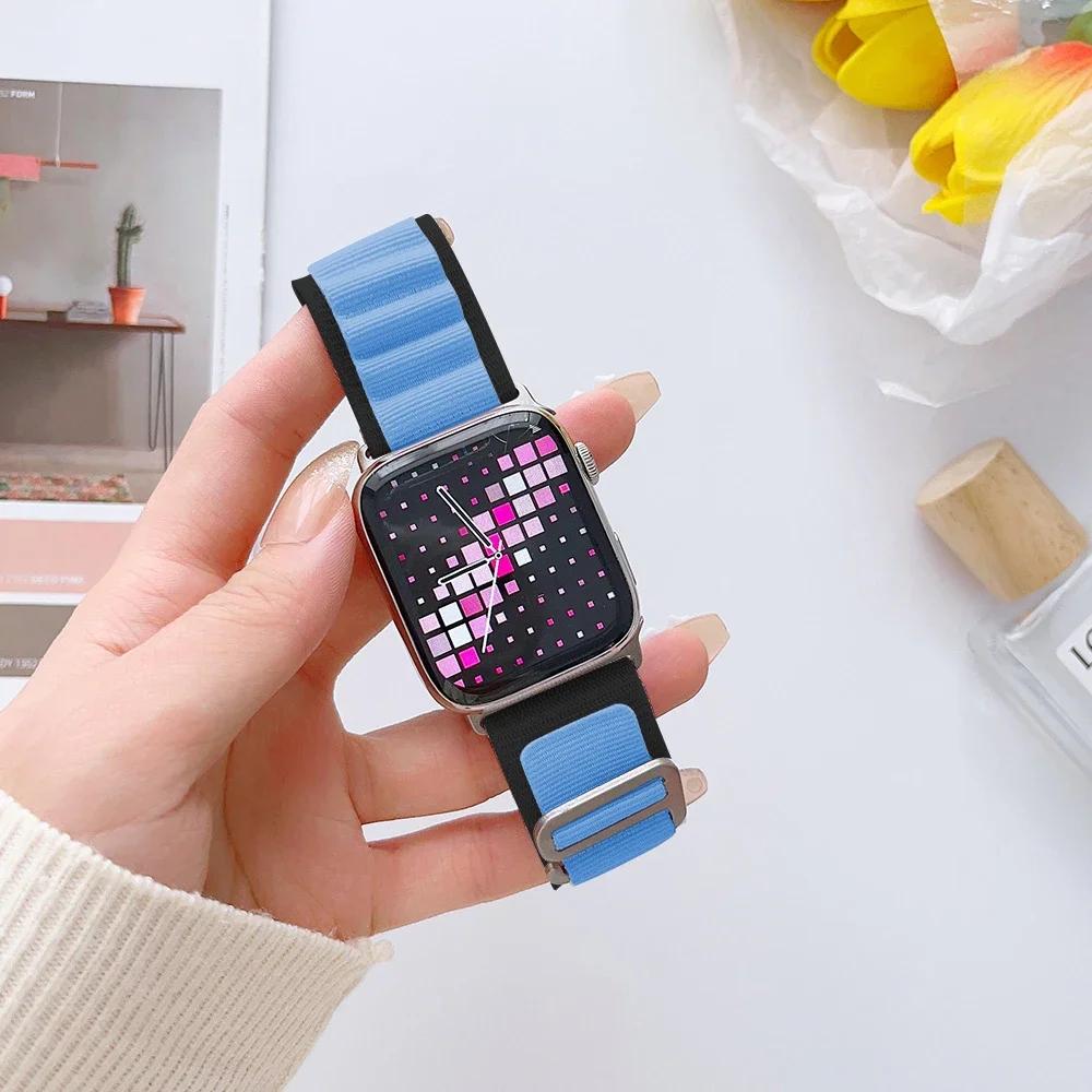 

Ремешок Alpine loop для ремешка Apple watch 49 мм 44 мм 40 мм 45 мм 41 мм 42 мм 38 мм браслет iWatch Ultra серии 7 6 5 3 se 8 9 CorreaBelt 42mm 44mm 45mm 49mm