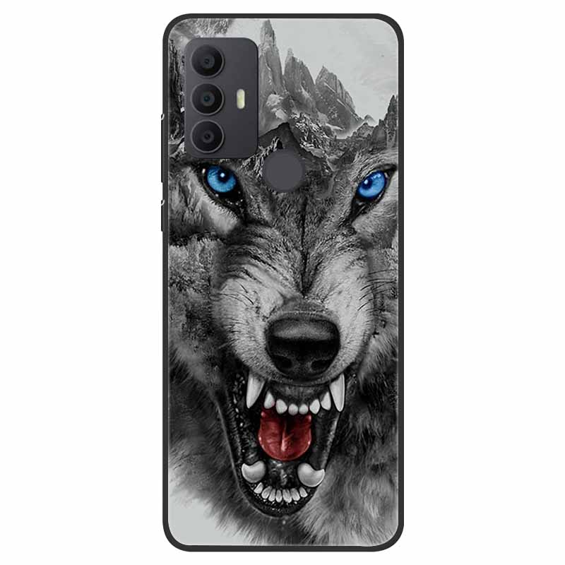 For TCL 30 SE Case 305 306 Soft Silicone Cool Cartoon coque For TCL 306 305 Back Cover Para TCL 30SE Cases Fashion TPU Fundas