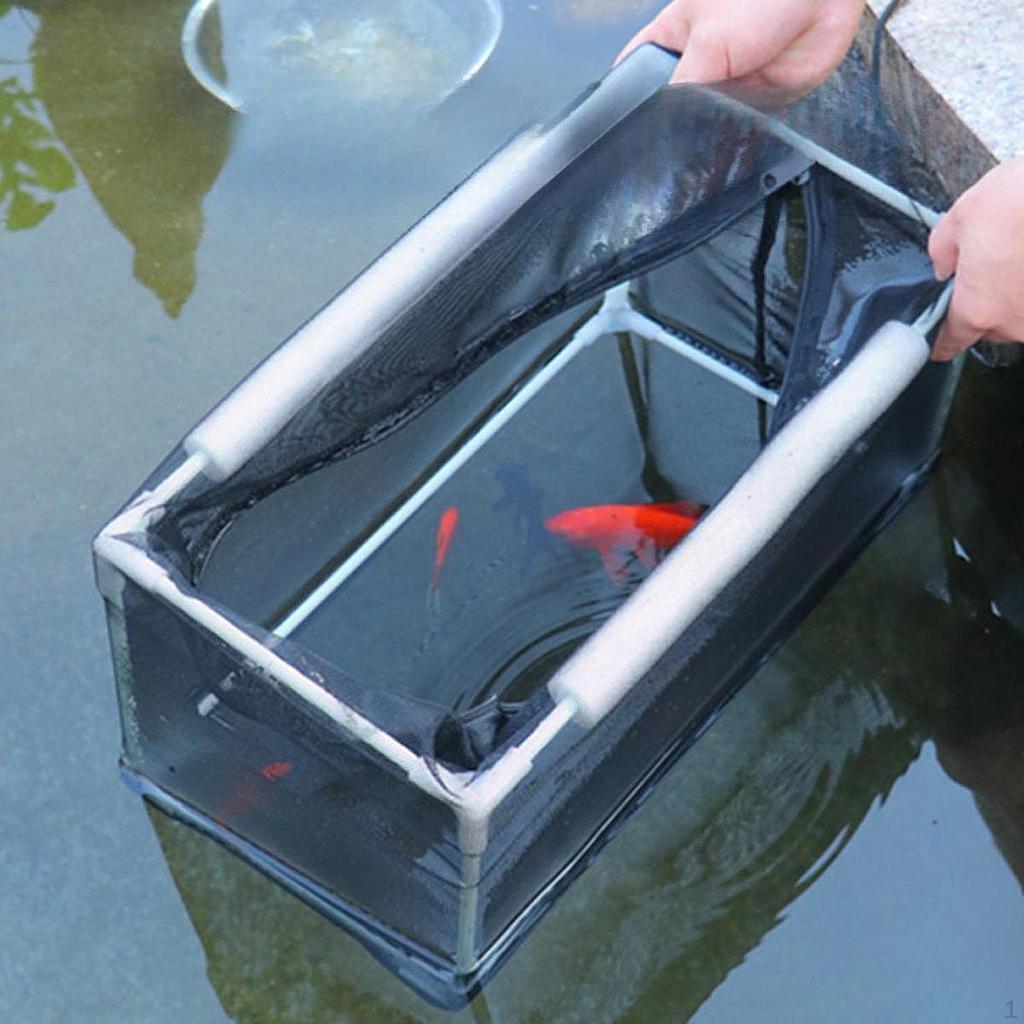 Aquarium Breeder Net Isolation Box Nylon Mesh Plastic Frame for Newborn Small Fish Easily Install