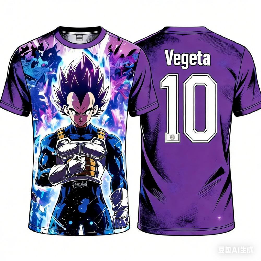 2026 Summer Dragon Ball Retro Fitness T-shirt Men's Oversized 3D Printed Short-sleeved Family