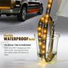 2 X 24" Running Board Side Step Led Light Amber White Turn Signal Drl Strip Bar